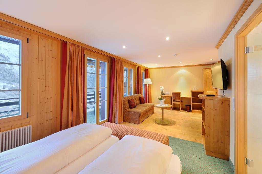 Hotel Kirchbühl Superior Grindelwald Zimmer foto